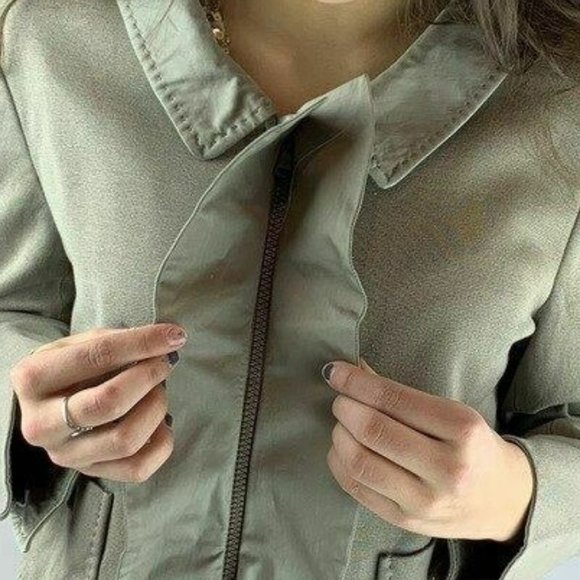 Moschino Cheap & Chic Gray Cropped Blazer - Picture 4 of 8